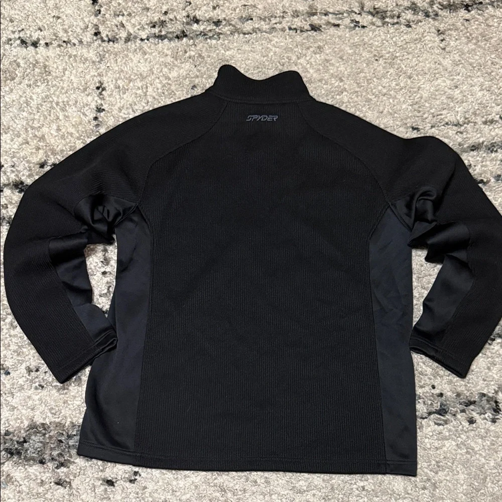 Spyder Black Zip Up Sweater for Men